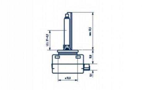 Автолампа ксенонова NARVA 84010