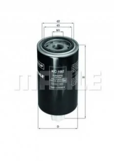 Фільтр палива MAHLE / KNECHT KC192