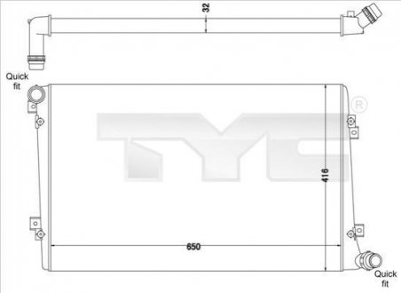 Теплообмінник TYC 7370063R