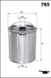 Фільтр масла MECAFILTER ELH4198