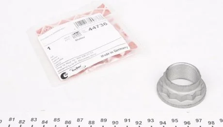 Гайка зубчастого вінця розмір різьби M28x1,5 розмір вкручування 38 MERCEDES MERCEDES SPRINTER 3,5-T (B906), SPRINTER 3-T (B906), SPRINTER 5-T (B906) 06.06-12.19 FEBI BILSTEIN 44736