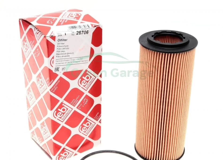 Фильтр масляный двигателя BMW 1.8, 2.0, 4.5 D 04-10 (пр-во FEBI) FEBI BILSTEIN 26706 (фото 1)