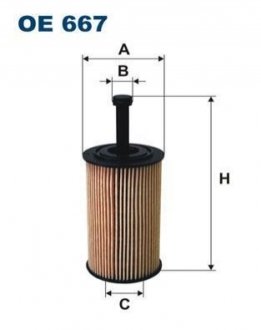 Фільтр масла FILTRON OE667