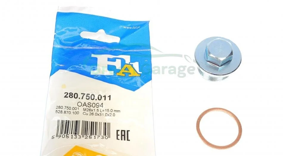 Болт піддону Fischer Automotive One (FA1) 280750011 (фото 1)