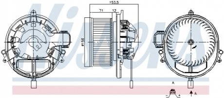 DMUCHAWA BMW NISSENS 87431