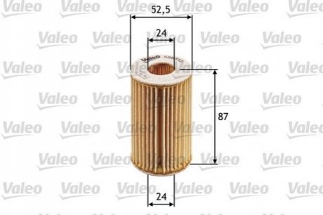 Фільтр масла VALEO 586512 (фото 1)