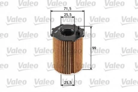 Фільтр масла VALEO 586500