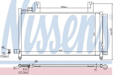 AC condenser NISSENS 940328