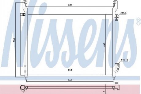 AC condenser NISSENS 940316