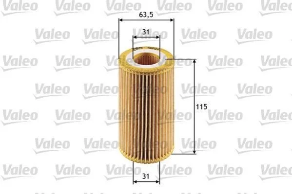 Фільтр масла VALEO 586524 (фото 1)