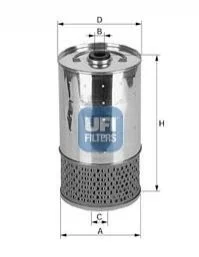 Фільтр масла UFI 2549901