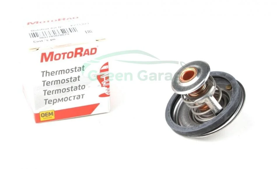 Термостат системи охолодження (14 82°C) ALFA ROMEO 164 FIAT CROMA, REGATA, RITMO, TEMPRA, TIPO FORD ESCORT V, ESCORT VI, MAVERICK JAGUAR XJ, XJSC LANCIA DEDRA, DELTA I, DELTA II 1.1-5.3 11.73- MOTORAD 23382JK (фото 1)