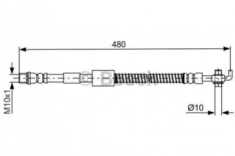Шлангопровод BOSCH 1987481686
