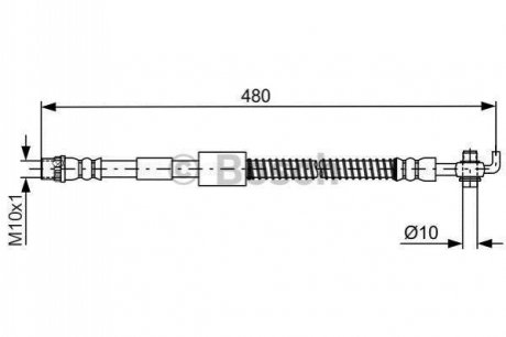 Шлангопровод BOSCH 1987481687