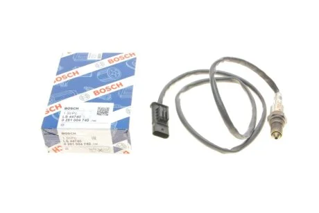 Лямбда-зонд (кількість дротів 4, 1020мм) AUDI A8 D4 BMW 1 (F20), 1 (F21), 2 (F22, F87), 2 (F23), 3 (F30, F80), 3 (F31), 3 GRAN TURISMO (F34), 4 (F32, F82), 4 (F33, F83) 1.5D/2.0D/4.2D 11.11- BOSCH 0281004740
