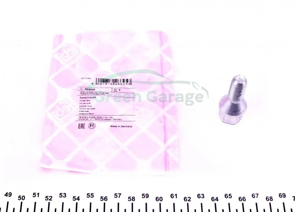 Болт колеса FEBI BILSTEIN 46625 (фото 1)