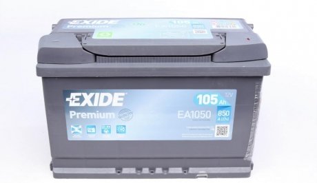 Аккумулятор EXIDE EA1050 (фото 1)