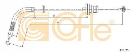 Тросик газу COFLE 41325