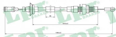 Тросик газу LPR C0005A