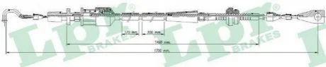 Тросик газу LPR C0013A