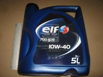 Мастило моторне півсинтетика Elf Evolution 700 STI 10W40 5L (ACEA: A3/B4 API: SL/CF VW 501.01/505.00 MB-Approval 229.1) ELF 214124