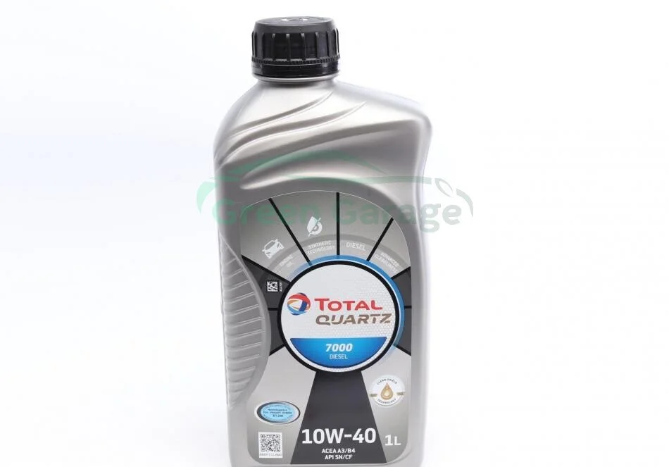 Олива моторна Quartz 7000 Diesel 10W40 (1 Liter) TOTAL 214111 (фото 1)