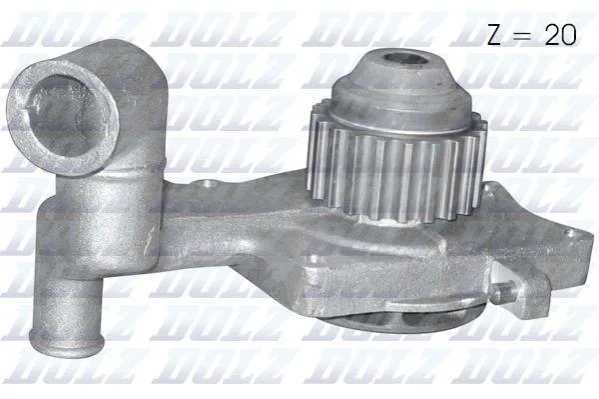 Насос водяний FORD Escort \'81 Express (AVA) / Escort III (GAA) / Escort III (ALD) / Escort III (AWA) DOLZ F107 (фото 1)