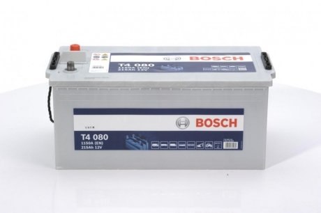 Акумулятор 12В/215Аг/1150А/56,75кг BOSCH 0092T40800