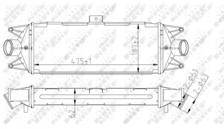 Интеркулер IVECO Daily II 99- NRF 30879