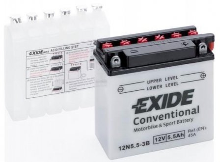 Акумуляторна батарея мото EXIDE 12N553B