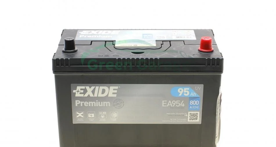 Акумулятор 95Ah-12v Exide PREMIUM (302х171х222), R, EN800 Азія EXIDE EA954 (фото 1)