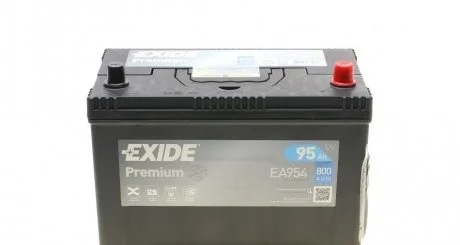 Акумулятор 95Ah-12v Exide PREMIUM (302х171х222), R, EN800 Азія EXIDE EA954