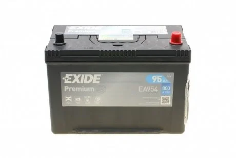 Аккумулятор 95Ah-12v Exide PREMIUM (302х171х222),R,EN800 Азия EXIDE EA954
