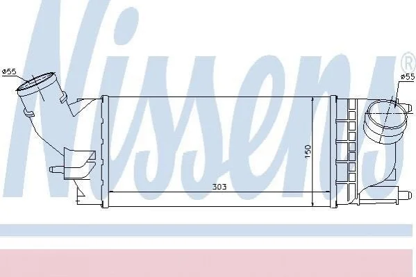 Інтеркулер NISSENS 96599 (фото 1)