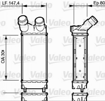 Інтеркулер VALEO 818866