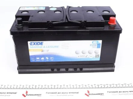 Аккумулятор 80Аh(900wh)-12v Exide EQUIPMENT GEL (353х175х190),R,EN540 гелевый EXIDE ES900