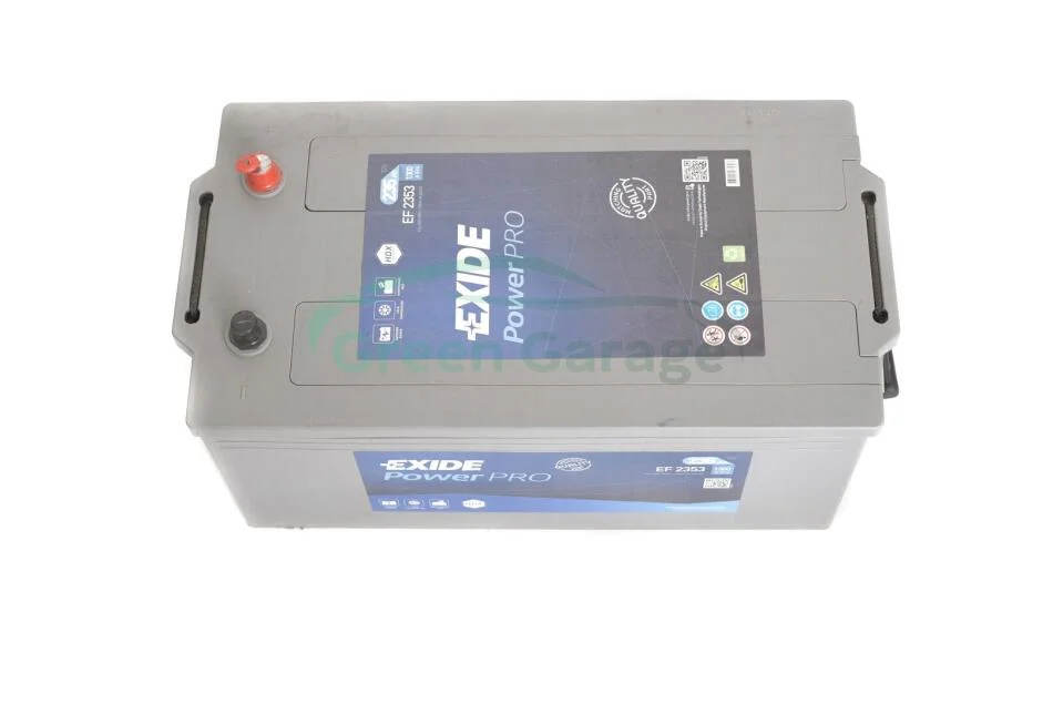 Аккумулятор 235Ah-12v Exide PROFESSIONAL POWER(518х279х240),полярность обратная (3),EN1300 EXIDE EF2353 (фото 1)