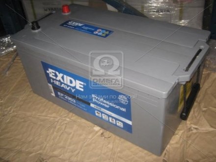 Акумулятор 235Ah-12v PROFESSIONAL POWER (518х279х240), полярність зворотна (3), EN1300 EXIDE EF2353