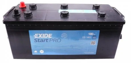Акумулятор 180Ah-12v Exide Start PRO (513х223х223),полярність зворотна (3),EN1000 EXIDE EG1803
