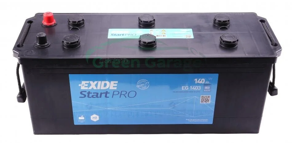 Аккумулятор 140Ah-12v Exide Start PRO (513х189х223),полярность обратная (3),EN800 EXIDE EG1403 (фото 1)