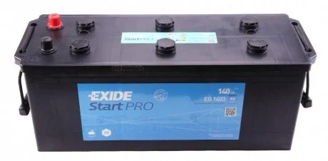 Аккумулятор 140Ah-12v Exide Start PRO (513х189х223),полярность обратная (3),EN800 EXIDE EG1403