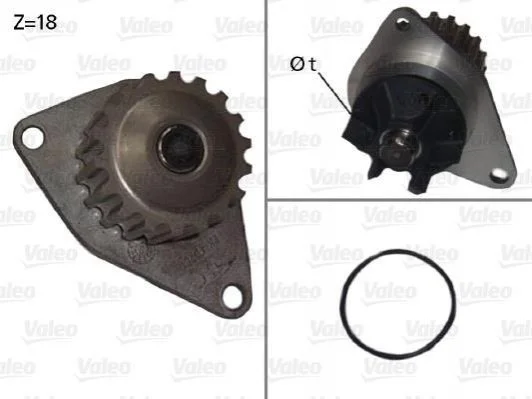 Насос води VALEO 506721 (фото 1)