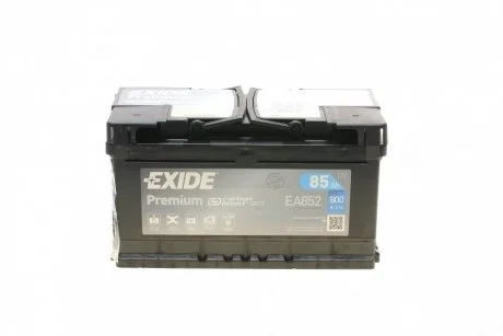 Аккумулятор 85Ah-12v Exide PREMIUM(315х175х175),R,EN800 EXIDE EA852