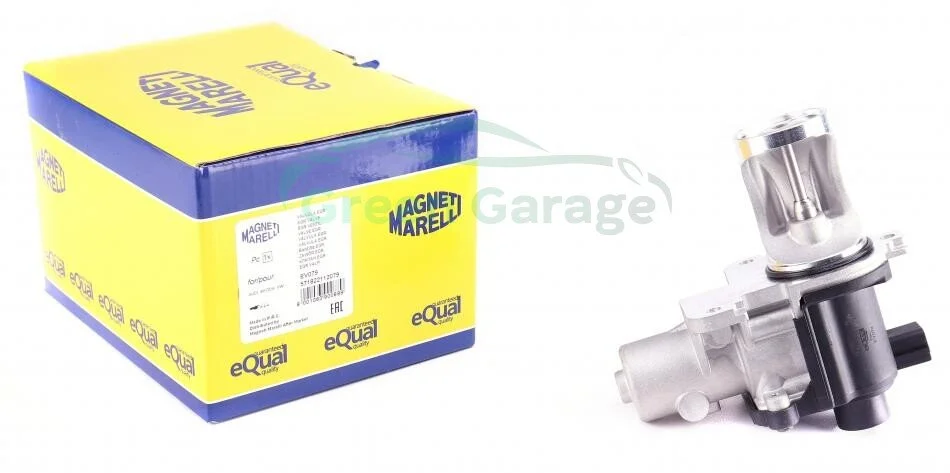 Клапан EGR AUDI A4 B5, A4 B6, A4 B7, A6 C5, A6 C6 SKODA SUPERB I VW CALIFORNIA T5 CAMPER, MULTIVAN T5, NEW BEETLE, PASSAT B5.5, PASSAT B6, TRANSPORTER T5 1.9D/2.0D 03.00-11.10 MAGNETI MARELLI 571822112079 (фото 1)
