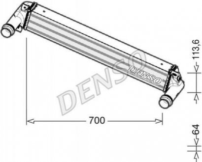 Інтеркулер DENSO DIT06010