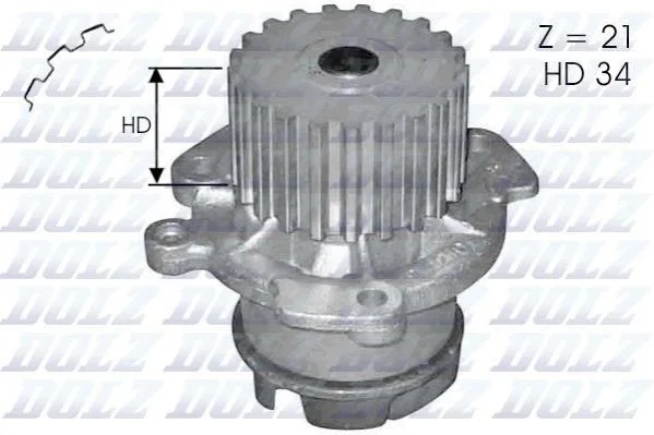 Водяний насос Dolz DOLZ L124 (фото 1)