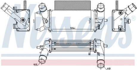 Інтеркулер NISSENS 961486