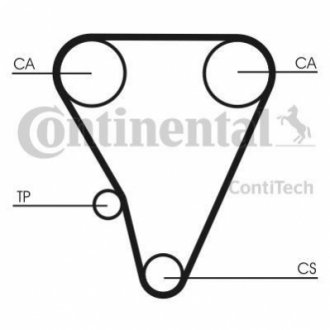 Ремінь ГРМ CONTITECH CT555
