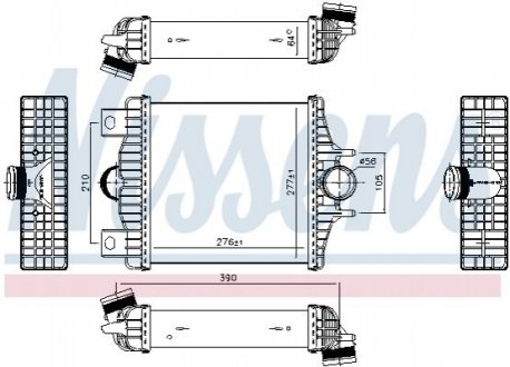 Інтеркулер NISSENS 961427