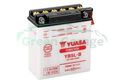 МОТО Yuasa 12V 5,3Ah YuMicron Battery YB5L-B(сухозаряжений) YUASA YB5LB (фото 1)